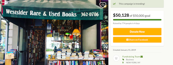 Westsider Books Will Stay Open
