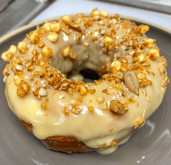 oat free granola donut