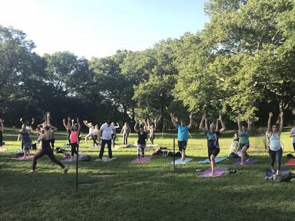 Yoga Riverside Park NYC