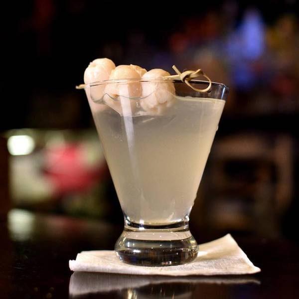 Cucumber Lychee Martini