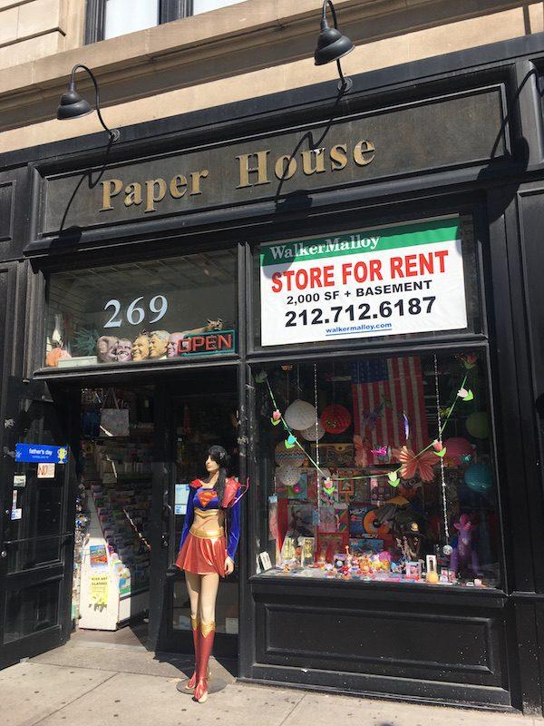 Paper House 269 Amsterdam Ave