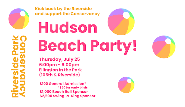 Hudson Beach Party Riverside Park NYC