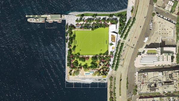 Rendering Gansevoort Peninsula