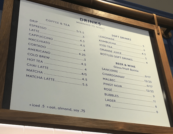 Beverage List Daily Provisions UWS