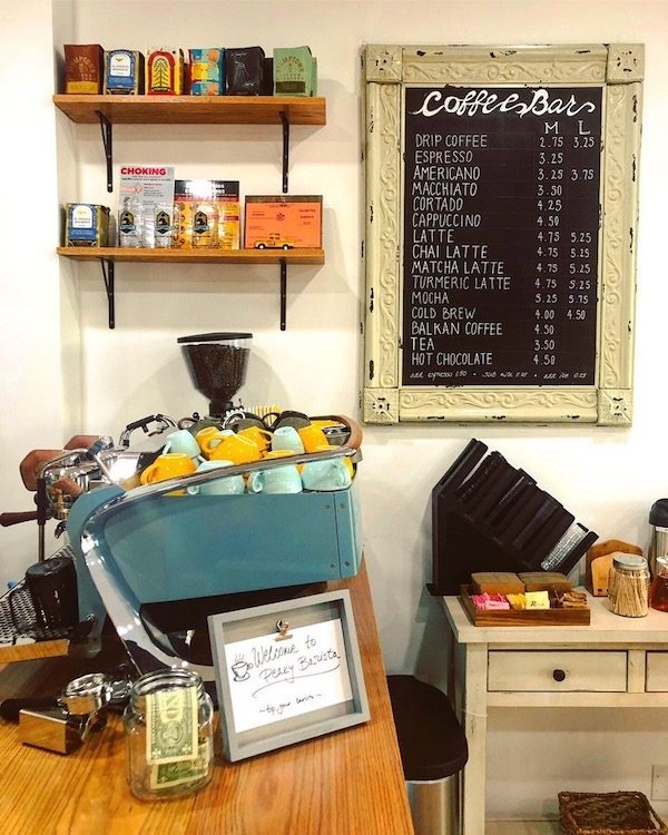 Peaky Barista Menu
