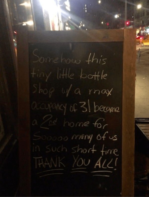 Beer Shop UWS Closes