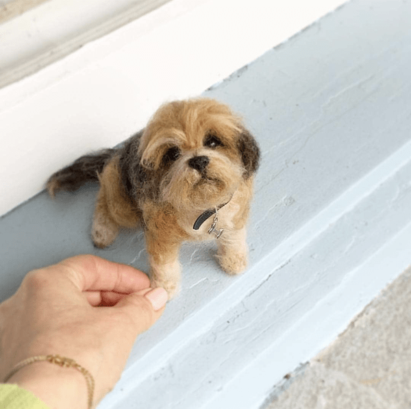 Felt Dog