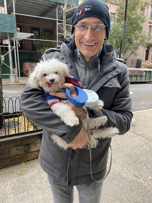 Mike on street with cotton