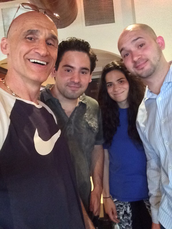 Mike with his kids
