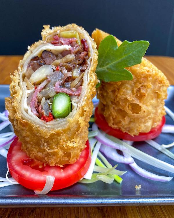 RedFarm Pastrami Egg Roll