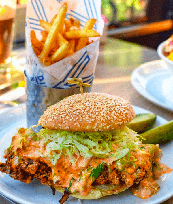 Buffalo chicken sandwich