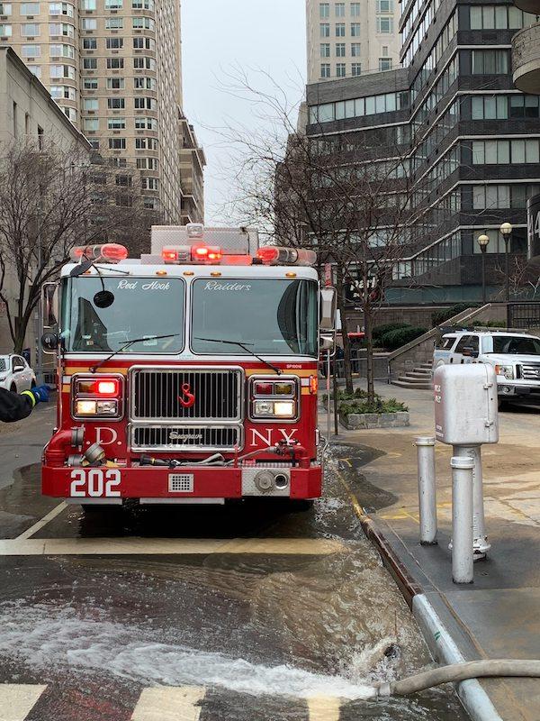 water main break lincoln center nyc