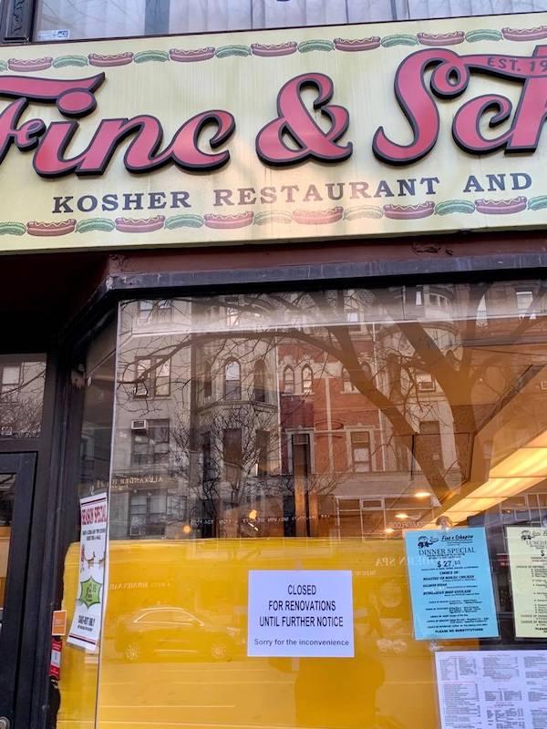 Fine & Schapiro Closed For Renovations