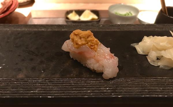 Shrimp with Uni