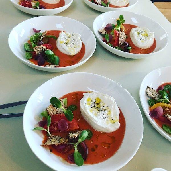 Tomato Soup with Burrata