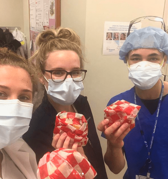 feeding NYC hospital workers