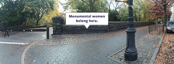 Monumental Women Statue Central Park