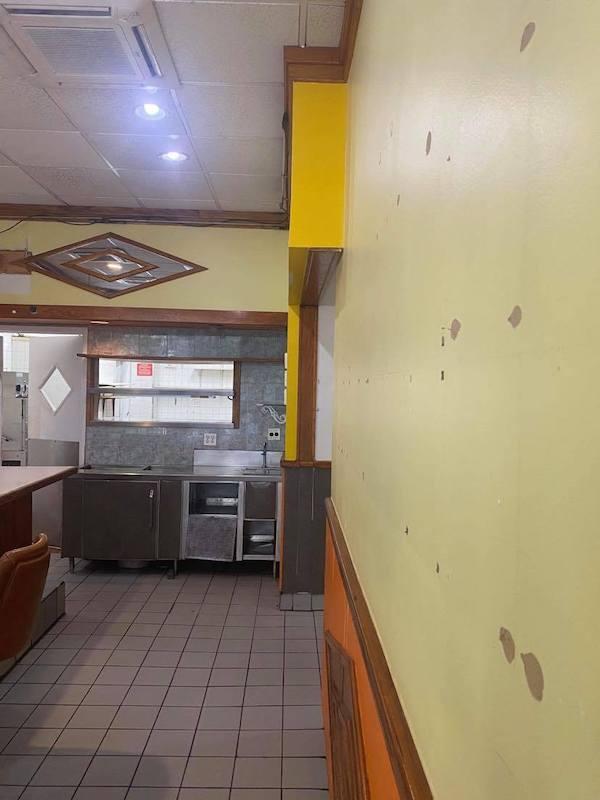 New Wave Cafe emptied out
