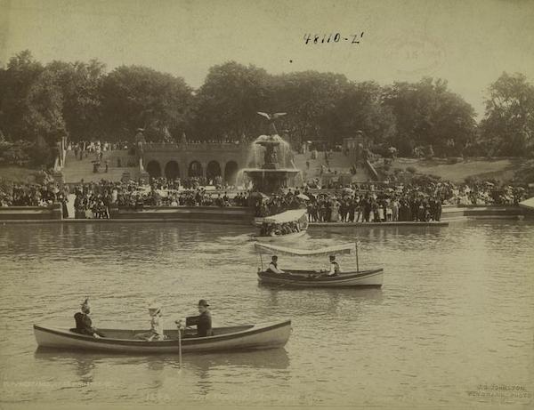 Central Park boat ride 1894