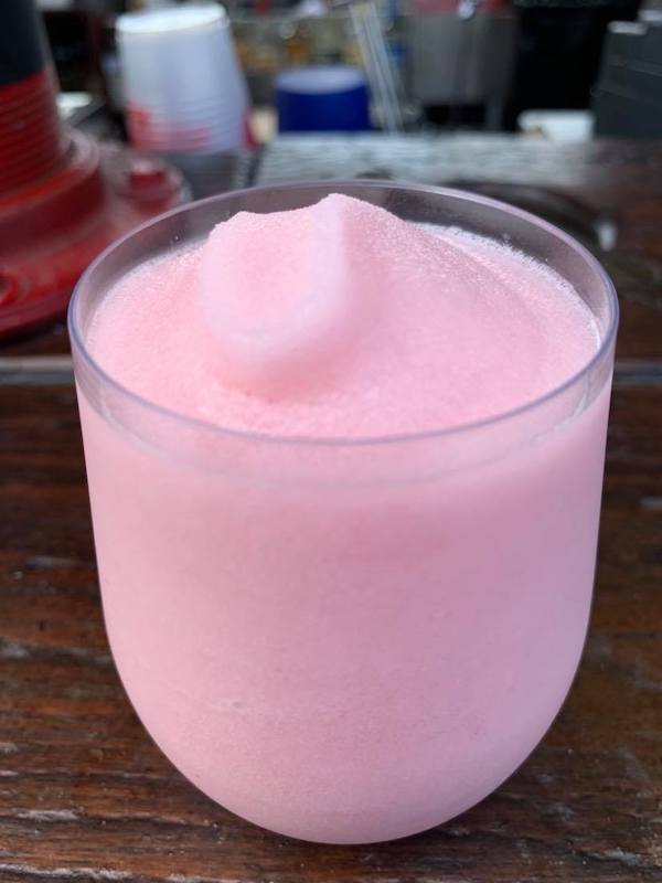 Frozen cocktail from Baylander Steel Beach