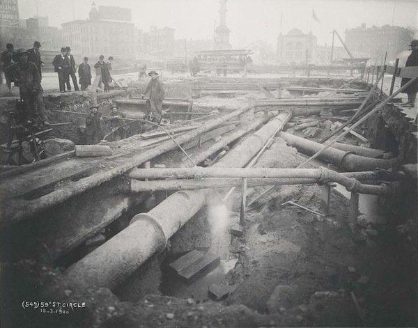 construction columbus circle subway