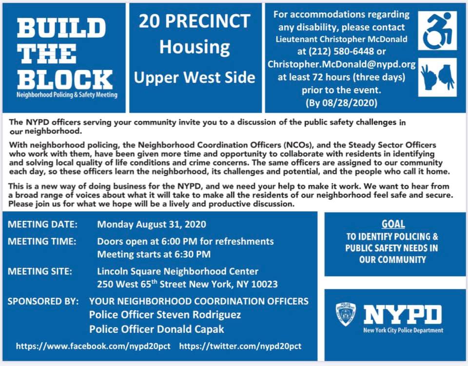 20th Precinct Meeting