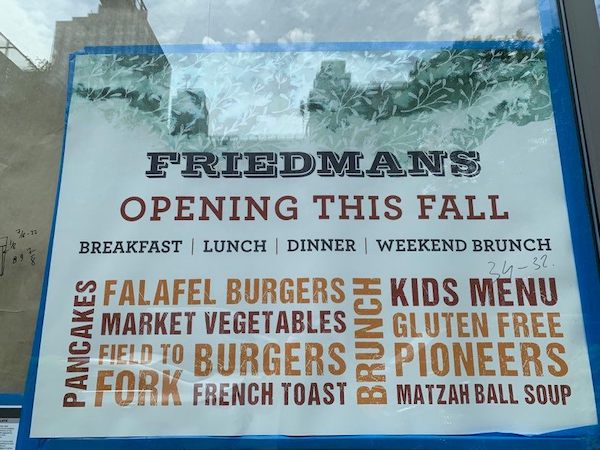 New Friedmans West End Ave