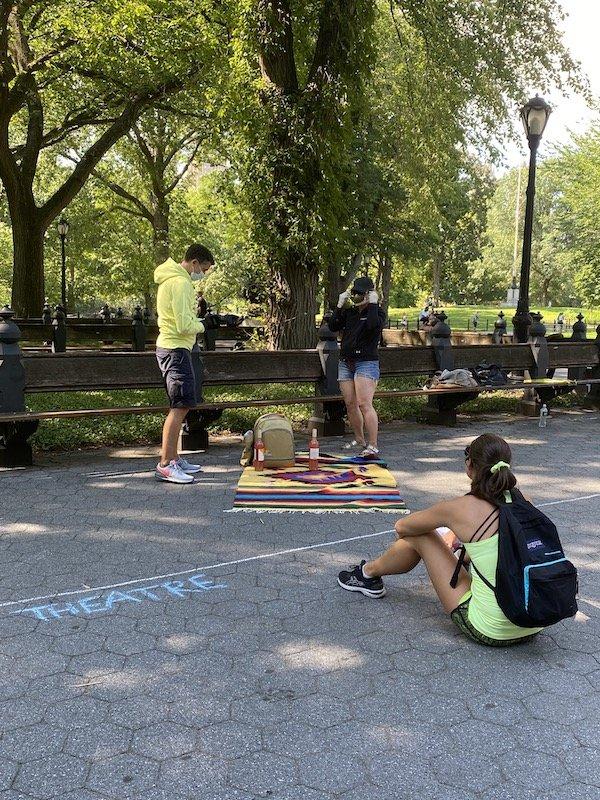 Live theater Central Park