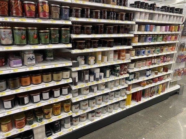 Candles from Target