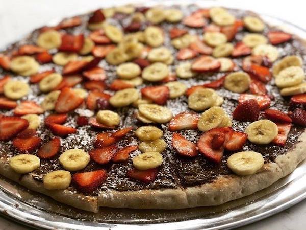 Sforno nutella pizza
