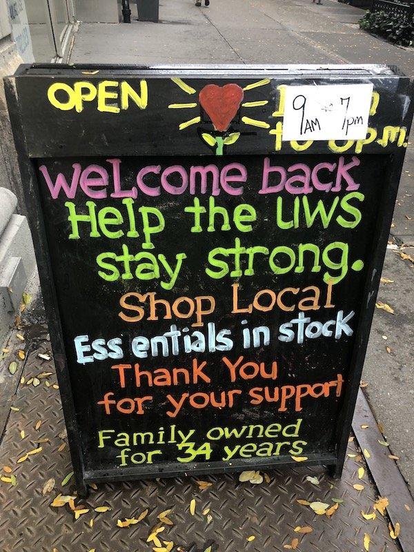 help the uws stay strong