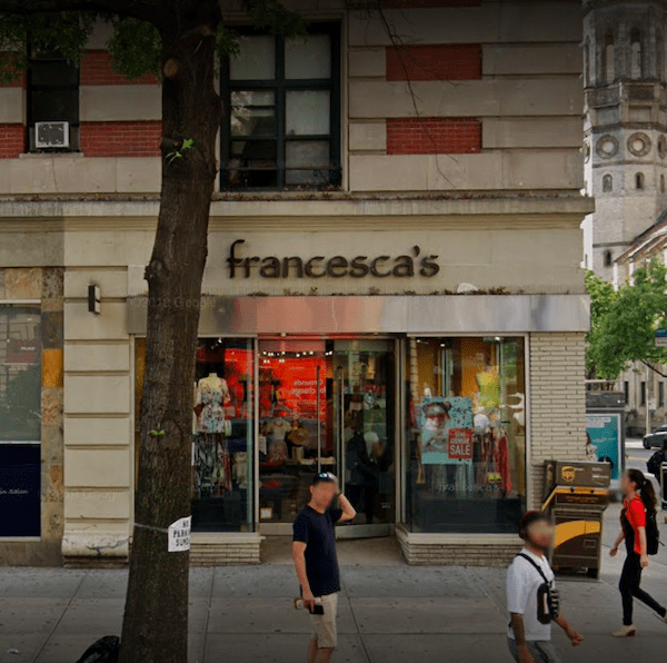 Francesca's closing