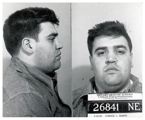Mugshot of Vincent Gigante taken in 1960