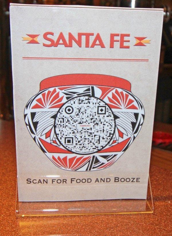 santa fe menu