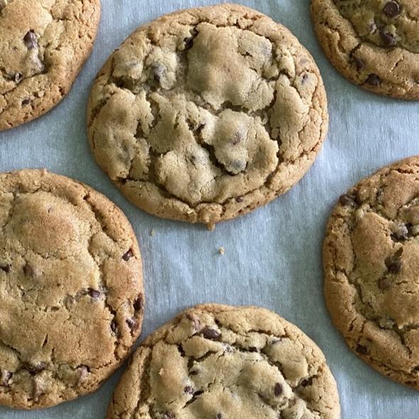 Half Baked Chocolate Chip Cookies
