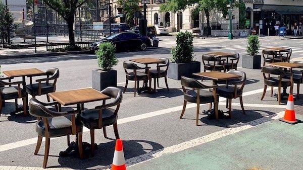 on street dining dangers