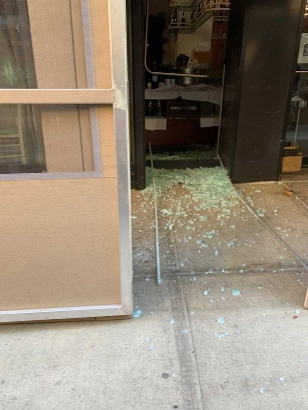 shattered window Elea UWS