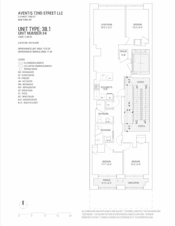 214 w 72 housing lottery apt