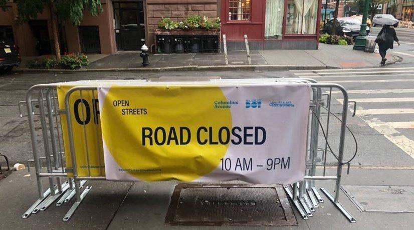 Open Streets Columbus Ave Upper West Side