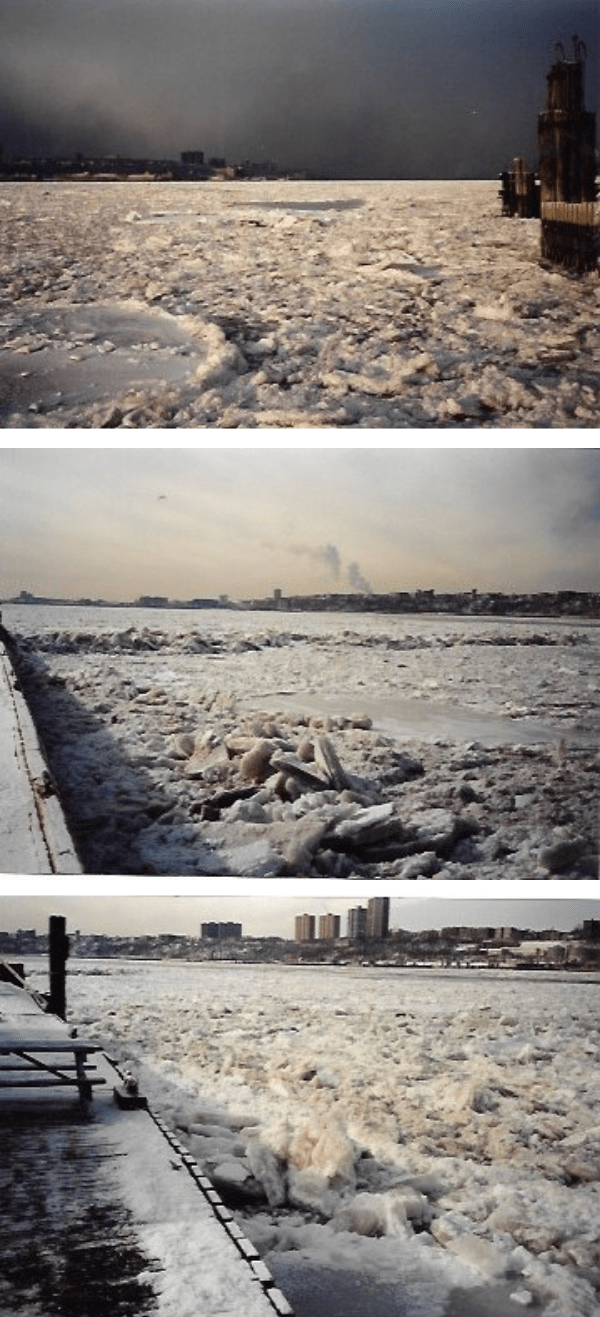 hudson river ice