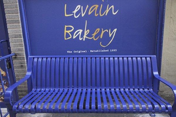 levain bakery blue bench