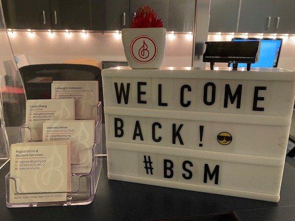 welcome back BSM