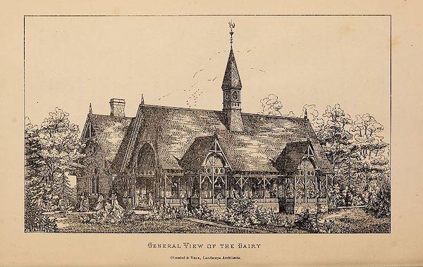 Central Park Dairy architect sketch