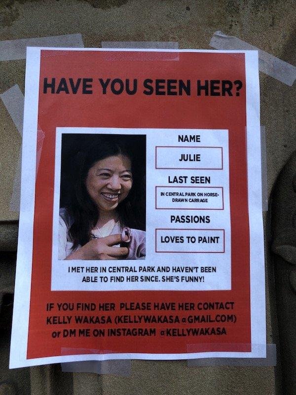 Finding Julie Central Park
