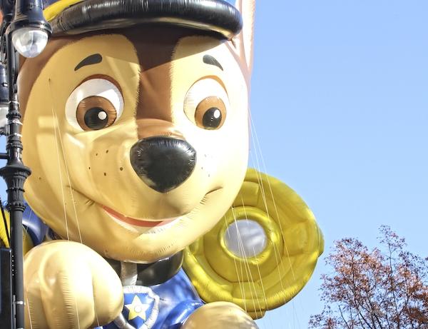 chase paw patrol macy's thanksgiving day parade