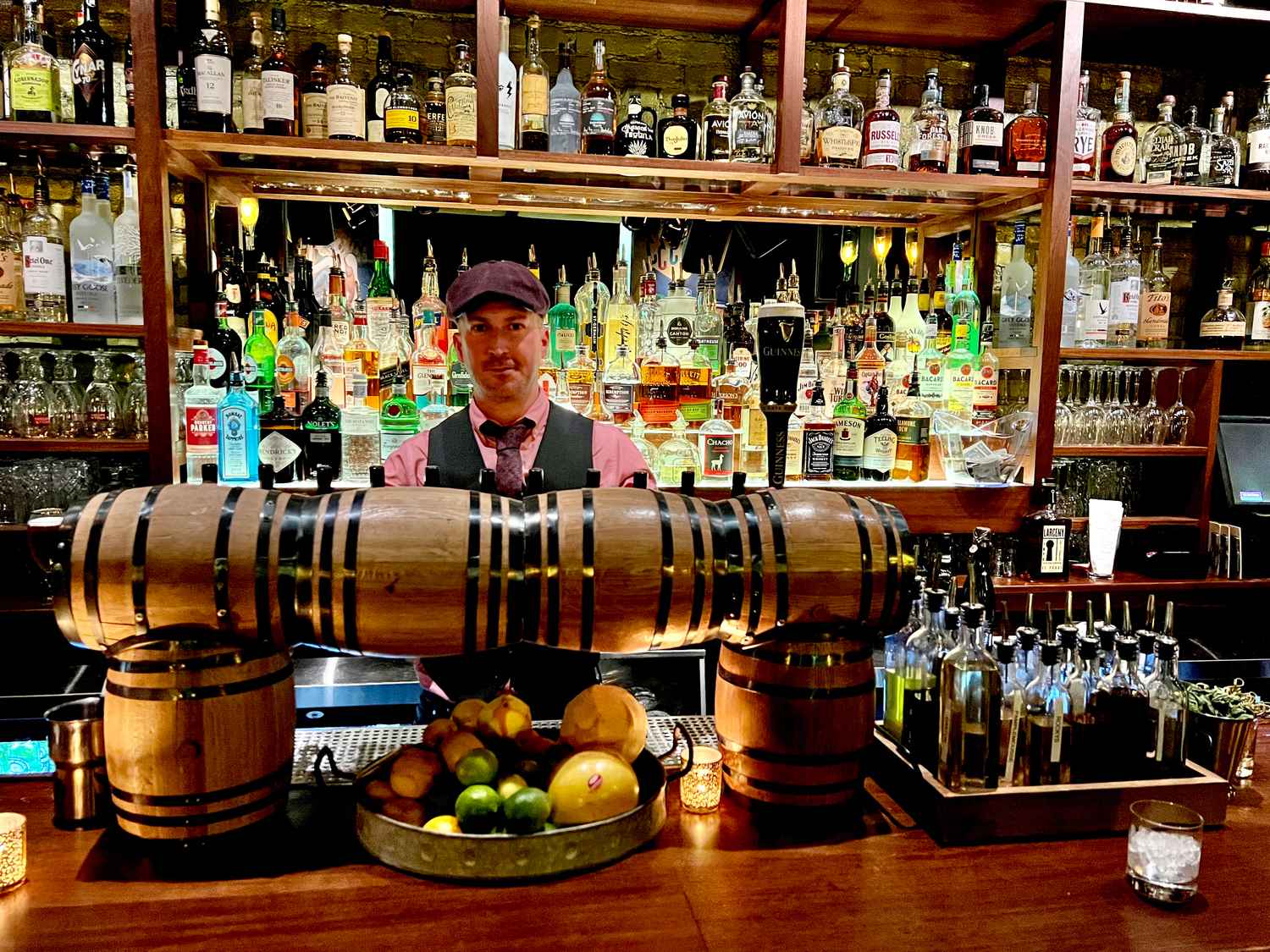 prohibition whiskey barrel