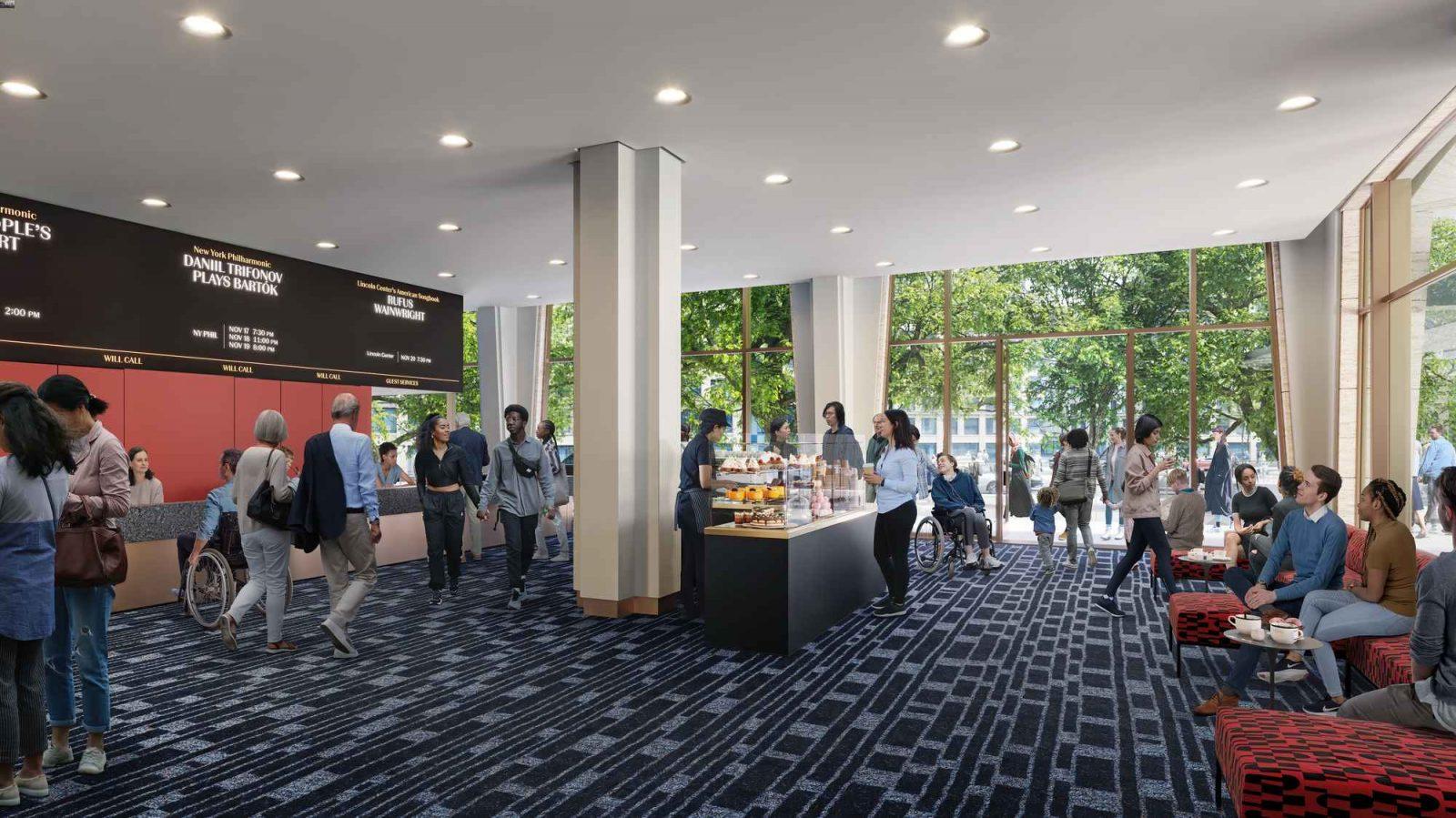David Geffen Hall welcome center