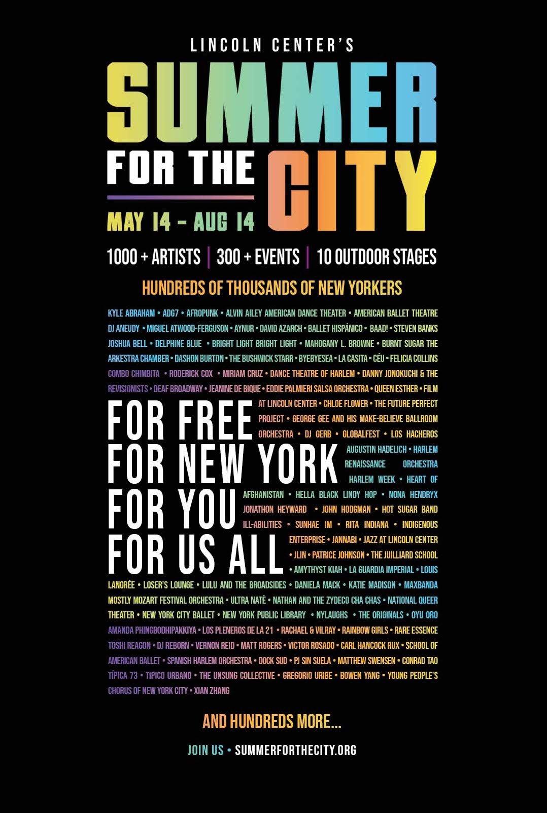 Lincoln Center Summer For The City