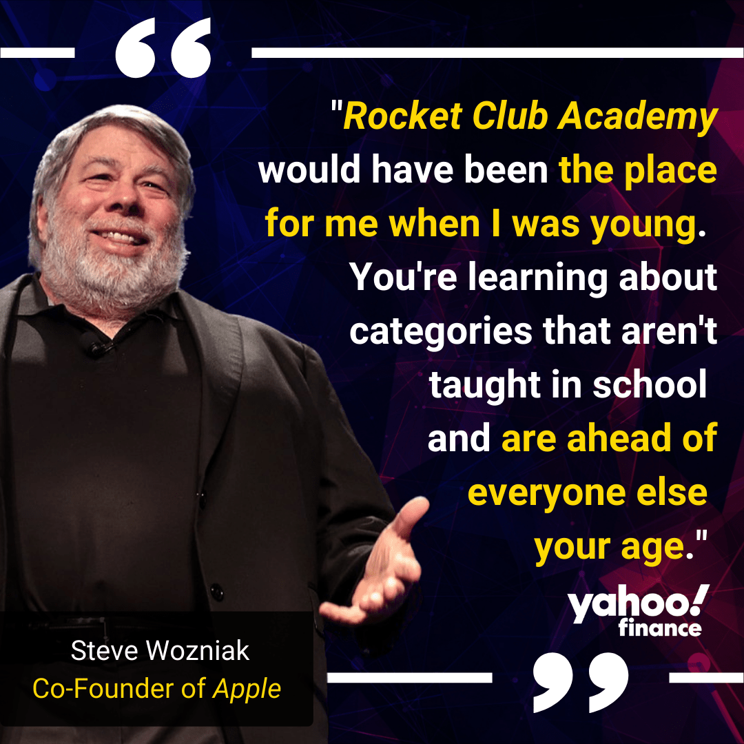Rocket Club Academy Steve Wozniak Apple