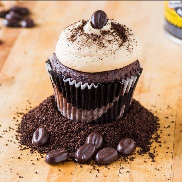Dark Chocolate Espresso Cupcake